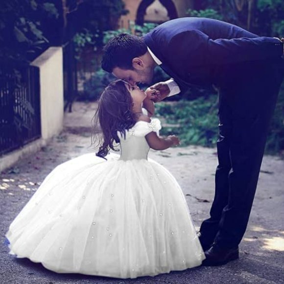 NEW Beautiful Sparkling Bling Rhinestone Blue Cinderella Gown Flower Gir… - Picture 2 of 14